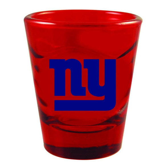 New York Giants Swirl Clear Collect Glass
