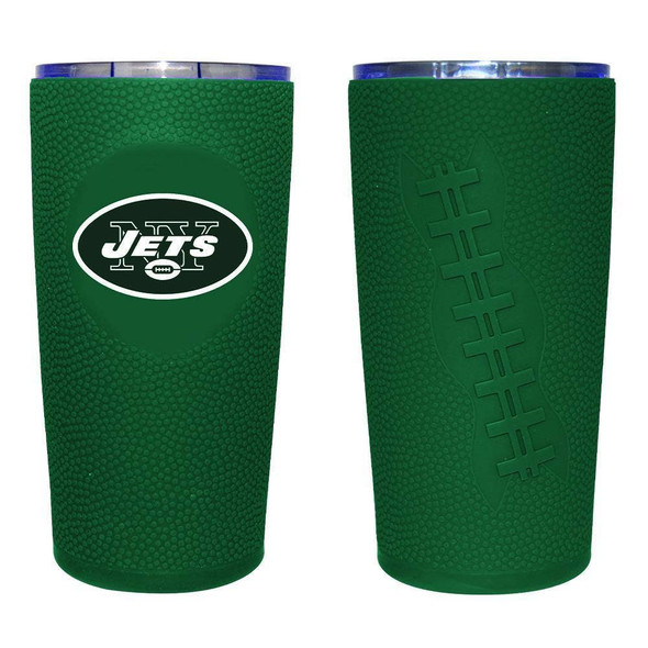 New York Jets 20oz Tumbler w/Silicone Wrap