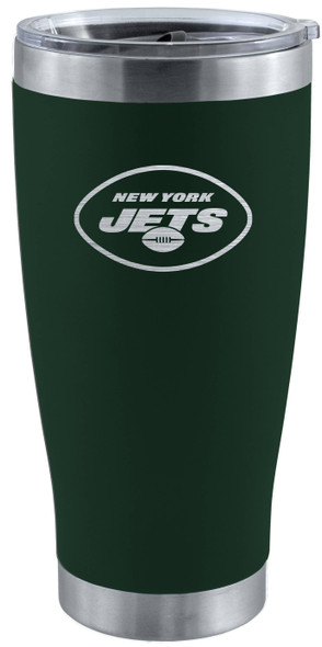 New York Jets 20oz Green Tumbler w/Etched Logo