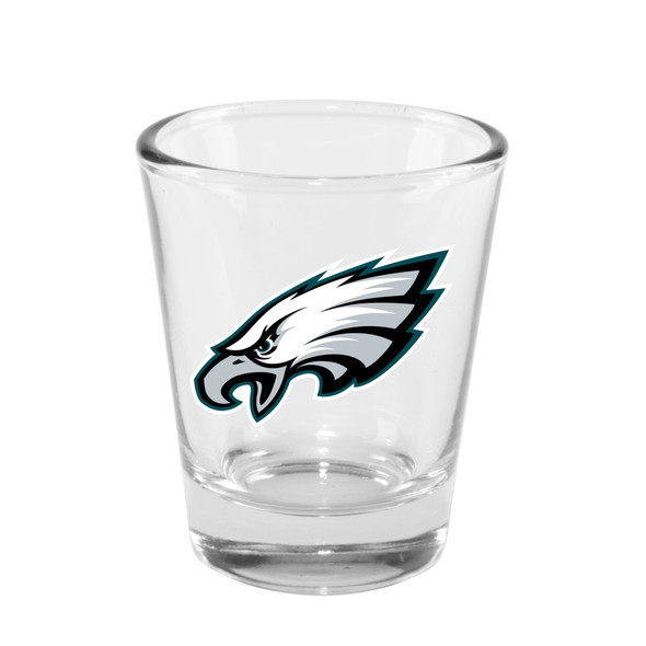 Philadelphia Eagles 2oz Clear Collector Glass