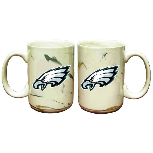 Philadelphia Eagles Marble Ceramic Mug