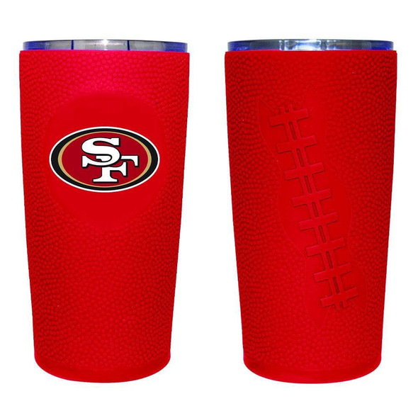 San Francisco 49ers 20oz Tumbler w/Silicone Wrap