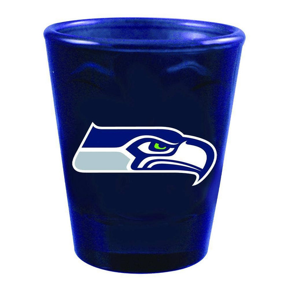 Seattle Seahawks Swirl Clear Collect Glass