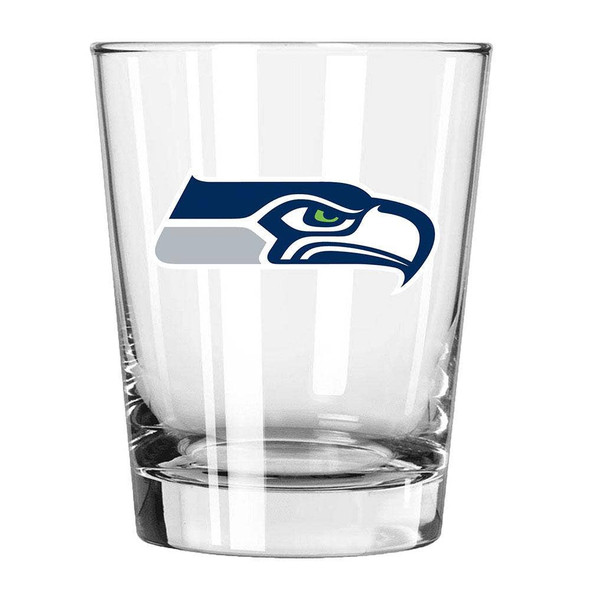 Seattle Seahawks 15oz Old Fashioned w/Color Logo