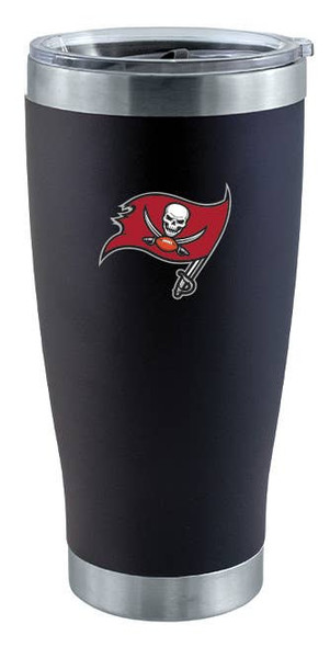 Tampa Bay Buccaneers 20oz Black Tumbler w/Color Logo