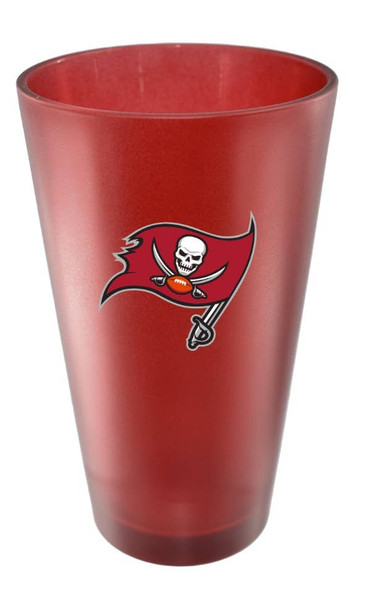 Tampa Bay Buccaneers 16oz Team Color Frosted Pint