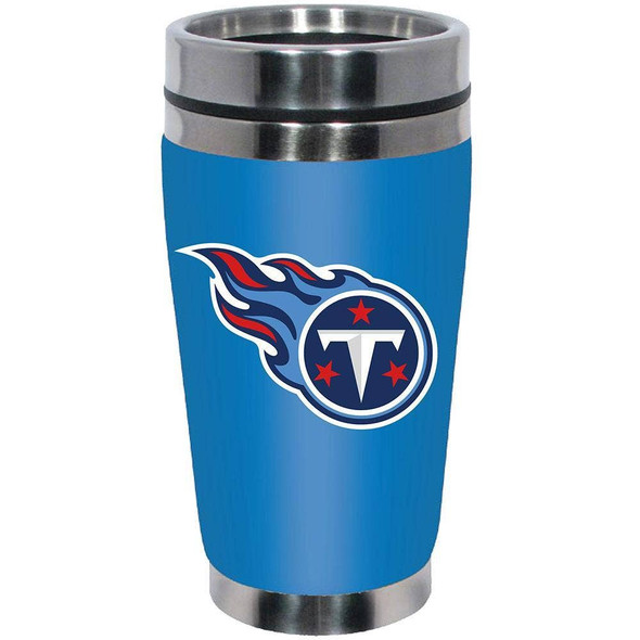 Tennessee Titans 16oz Travel Mug with Neoprene Wrap
