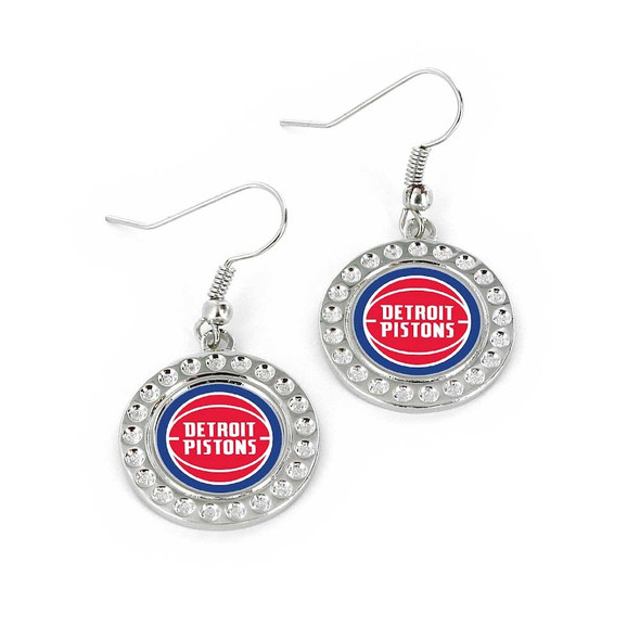 NBA Detroit Pistons Dimple Earrings