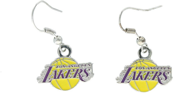 NBA Los Angeles Lakers Logo Dangle Earrings