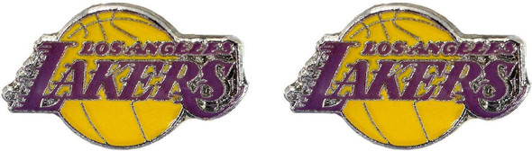 NBA Los Angeles Lakers Logo Post Earrings