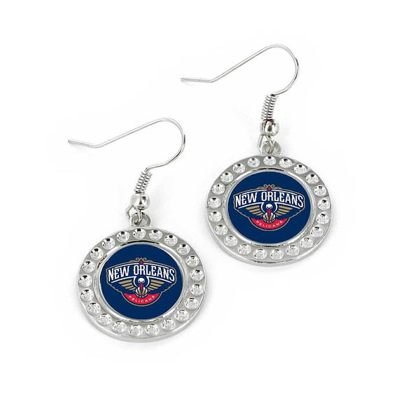 NBA New Orleans Pelicans Dimple Earrings