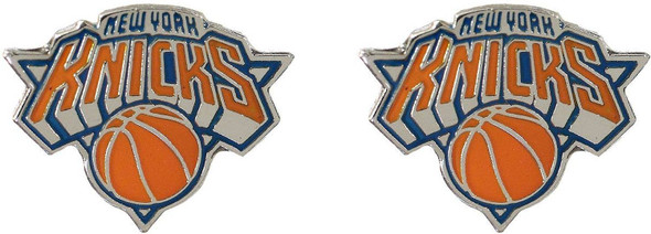 NBA New York Knicks Logo Post Earrings