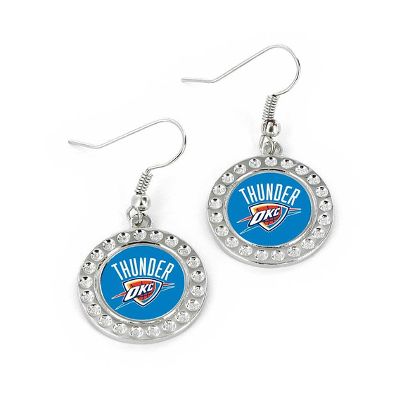 NBA Oklahoma City Thunder Dimple Earrings