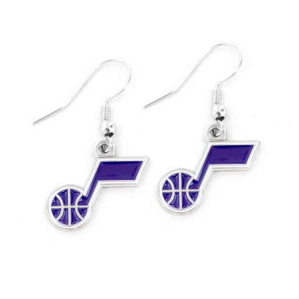 NBA Utah Jazz Logo Dangle Earrings