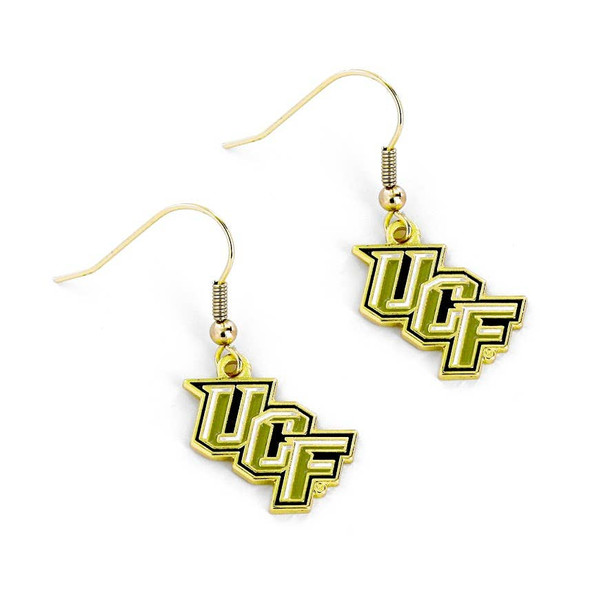 NCAA Central Florida Knights Logo Dangle Earrings