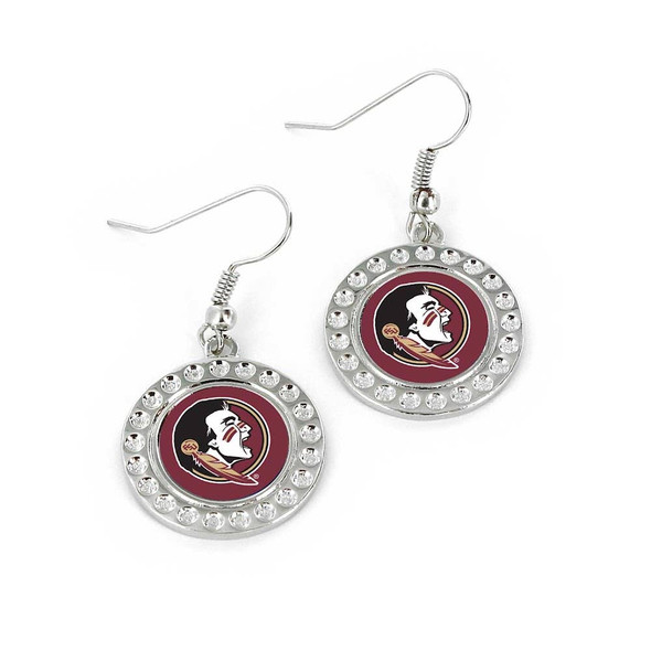 NCAA Florida State Seminoles Dimple Earrings