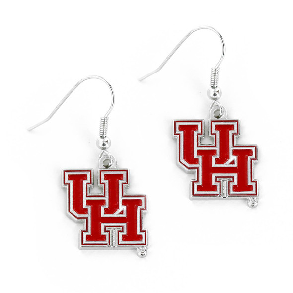 NCAA Houston Cougars Logo Dangle Earrings
