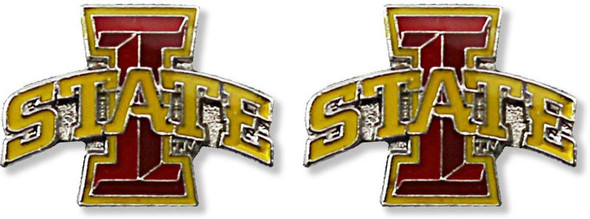 NCAA Iowa State Cyclones Logo Post Earrings