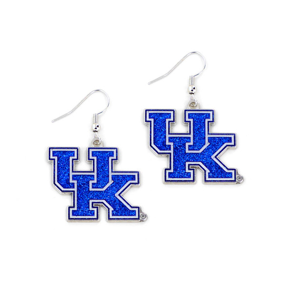 NCAA Kentucky Wildcats Glitter Dazzle Earrings