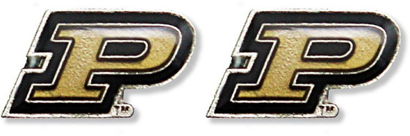 NCAA Purdue Boilermakers Logo Post Earrings
