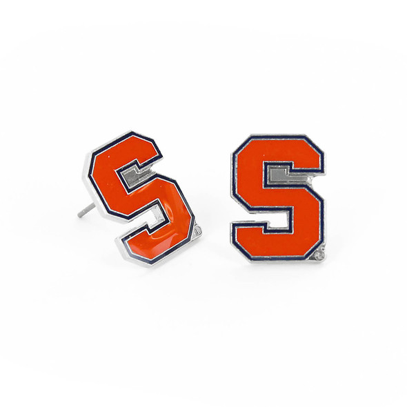 NCAA Syracuse Orange Logo Post Earrings