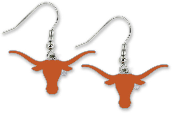 NCAA Texas Longhorns Logo Dangle Earrings