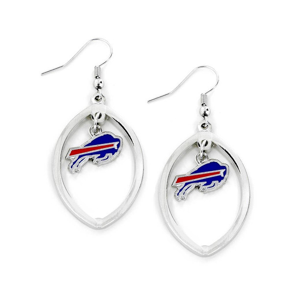 NFL Buffalo Bills Football Cutout Earrings
