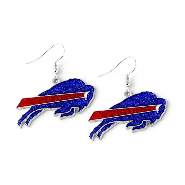 NFL Buffalo Bills Glitter Dazzle Earrings