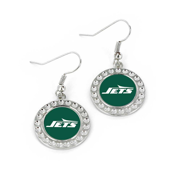 NFL New York Jets Dimple Earrings