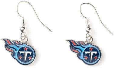 NFL Tennessee Titans Logo Dangle Earrings