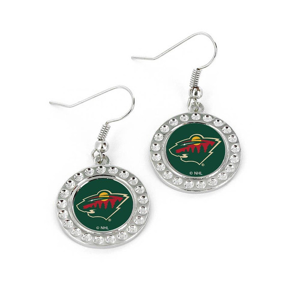 NHL Minnesota Wild Dimple Earrings