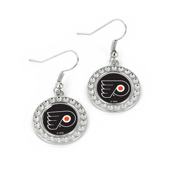NHL Philadelphia Flyers Dimple Earrings