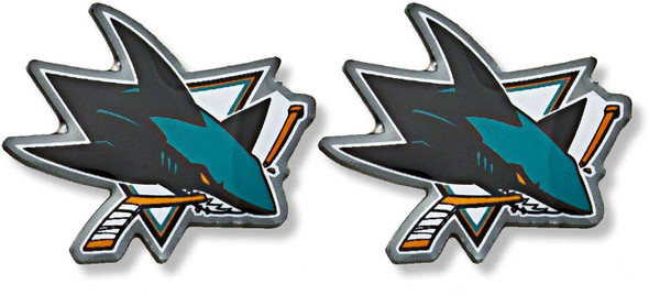 NHL San Jose Sharks Logo Post Earrings