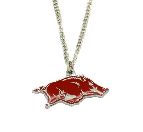 NCAA Arkansas Razorbacks Team Logo Pendant