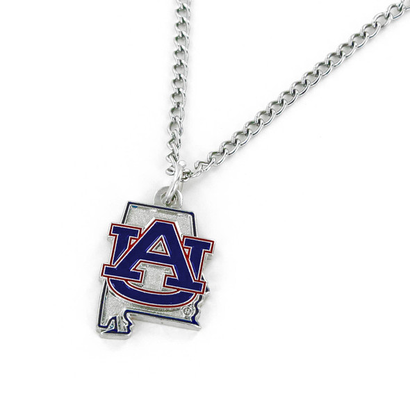 NCAA Auburn Tigers State Design Necklace