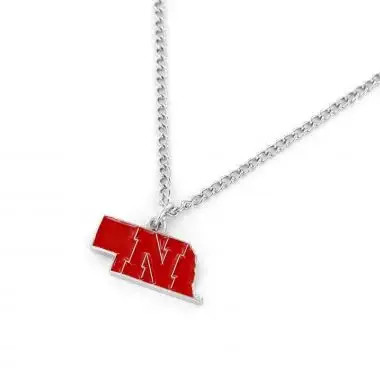 NCAA Nebraska Cornhuskers State Design Necklace