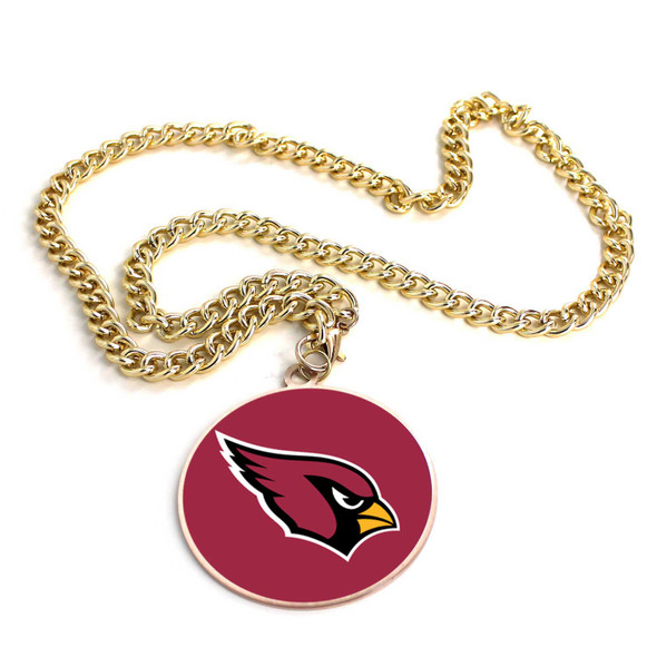NFL Arizona Cardinals Team Emblem Fan Chain Necklace