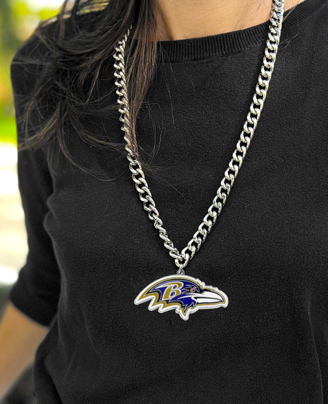 NFL Jacksonville Jaguars Heavyweight Team Logo Necklace