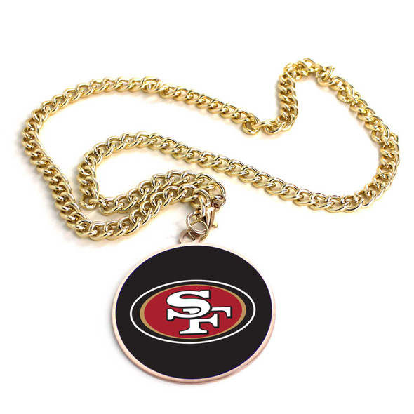 NFL San Francisco 49ers Team Emblem Fan Chain Necklace