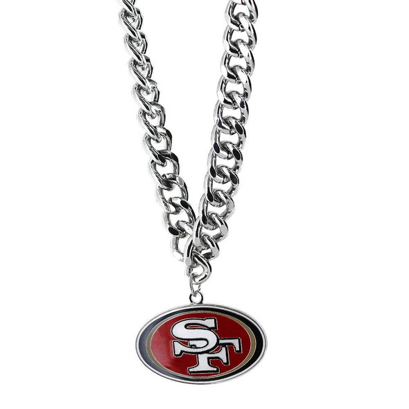 NFL San Francisco 49Ers Heavyweight Team Logo Necklace