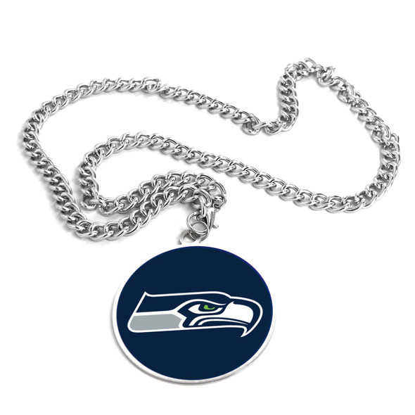NFL Seattle Seahawks Team Emblem Fan Chain Necklace