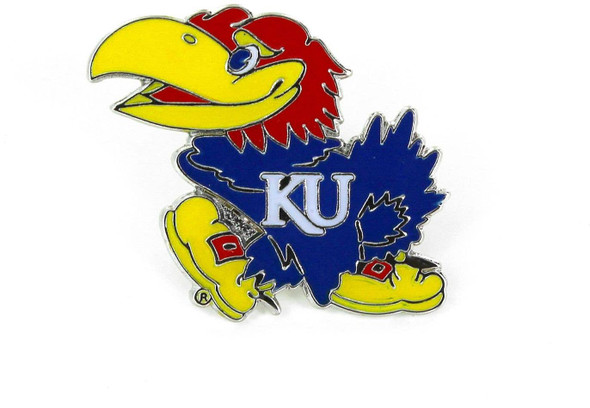 NCAA Kansas Jayhawks Team Logo Pin