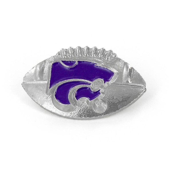 NCAA Kansas State Wildcats Sculpted Football Pin