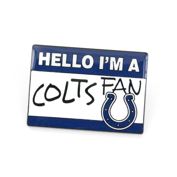 NFL Indianapolis Colts Name Tag Pin