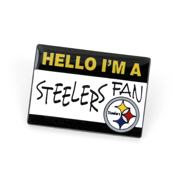 NFL Pittsburgh Steelers Name Tag Pin