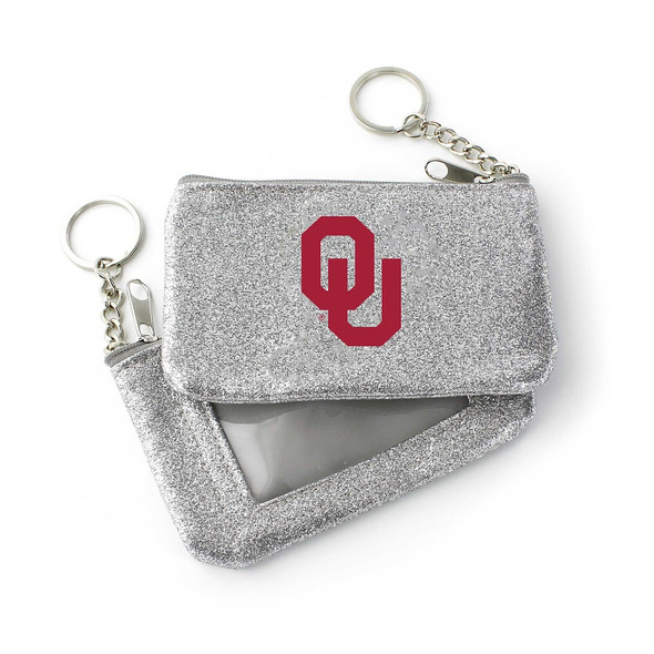 NCAA Oklahoma Sooners Sparkle Coin Purse