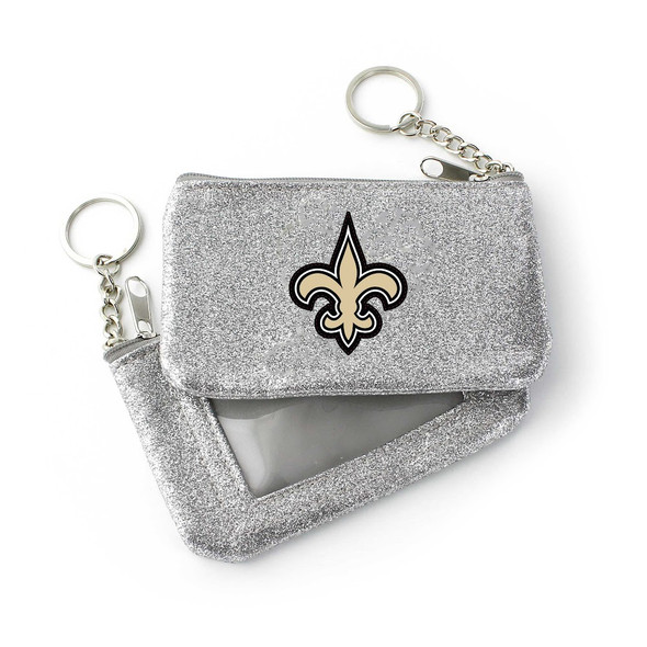 NFL New Orleans Saints Sparkle Coin Purse