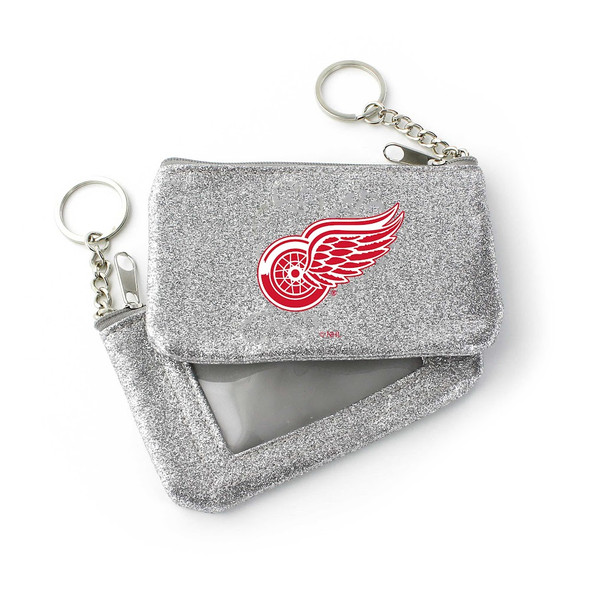 NHL Detroit Red Wings Sparkle Coin Purse