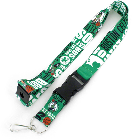 NBA Boston Celtics Dynamic Lanyard Keychain ID Holder NBA Fan Accessory
