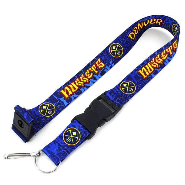 NBA Denver Nuggets Graffiti Lanyard Keychain ID Holder NBA Fan Accessory